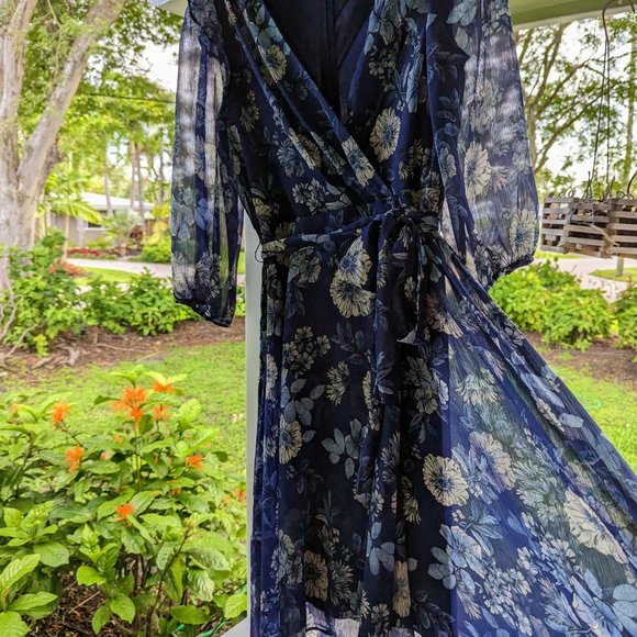 Tommy Hilfiger High Low Midi Dress Size 12 - Picture 7 of 7